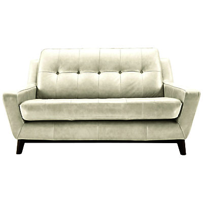 G Plan Vintage The Fifty Three Small Leather Sofa Genoa Slate